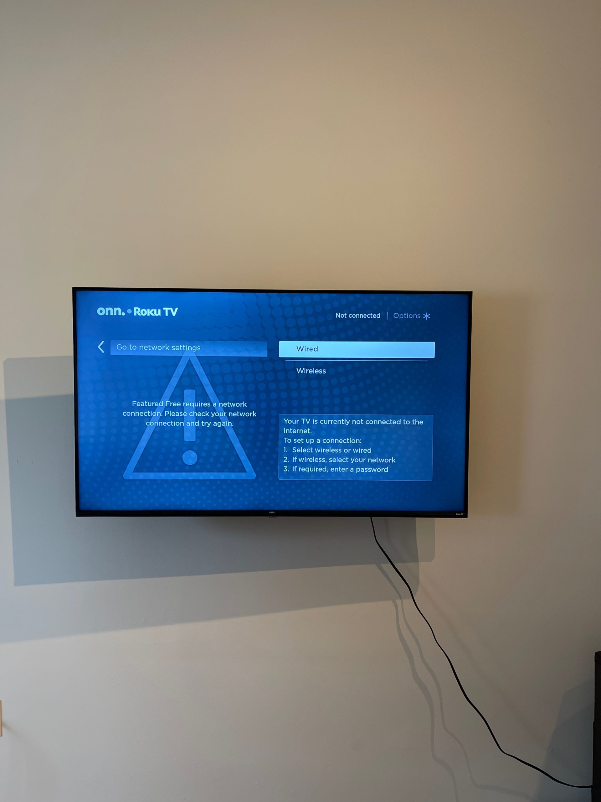 Completed TV mounting project in Woodbridge VA living room