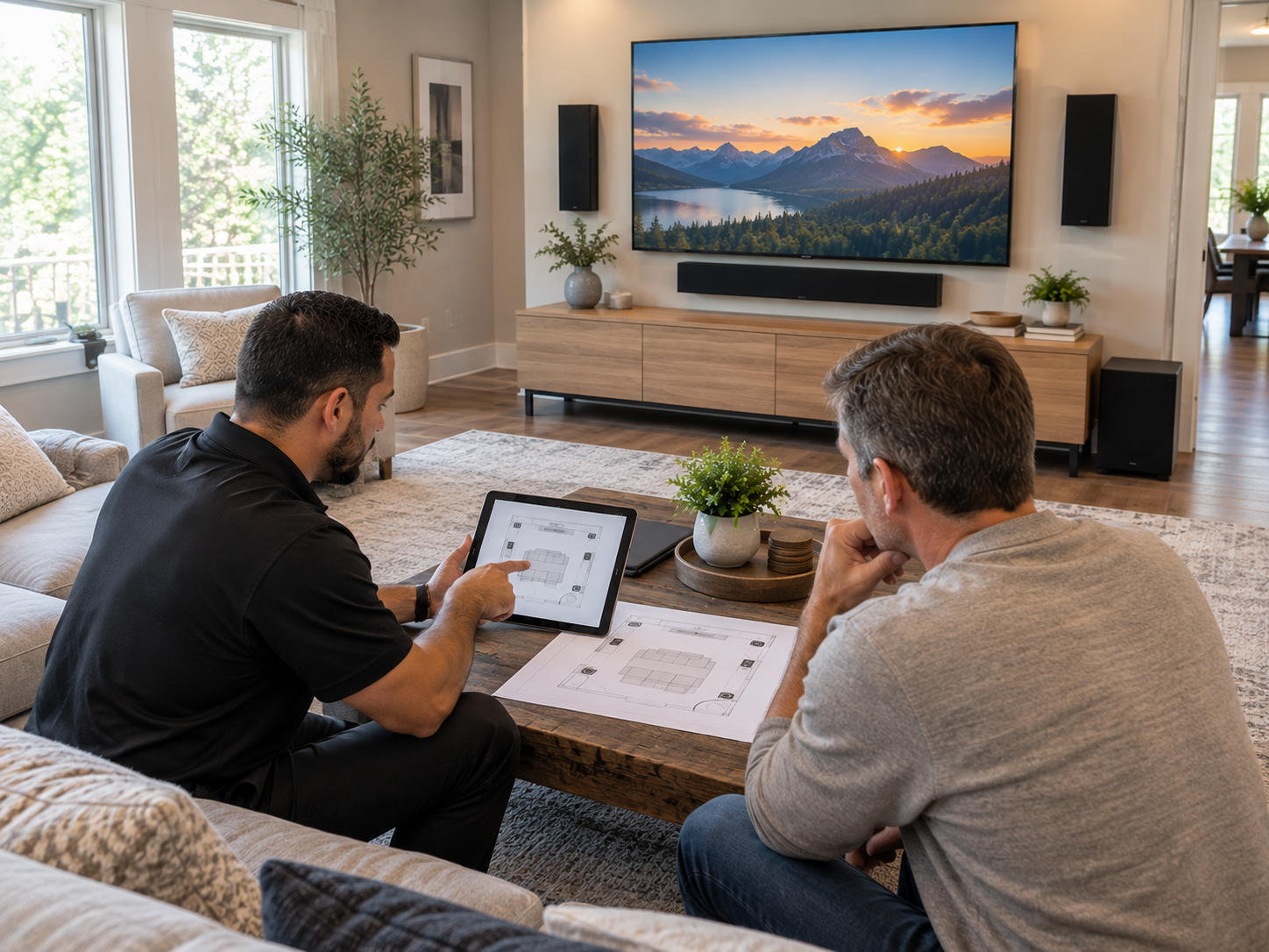 Audiovisual room design consultation